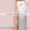 Runwaylover 5481 Europea Sexy Sliver Satin Long Maxi Skirt