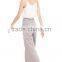 2017 OEM women tie sash high waist fully lined pants