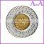 Wholesale custom zinc alloy metal botton jeans button for lady jeans