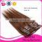 Factory Wholesale Price Cheap 100% Human Hair Clip In Hair Extension, Clip In Hair Extensions For African American