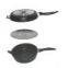 double pan cooker/double fry pan/ bouble steam pan