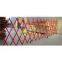 Security mesh fences with barriers