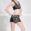 New Coming Attractive Women Fitness Wear Camo Sports Clothing Set