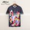 Peijiaxin Customized Top Quality Funny Clorful Wolf Men 3D Printing T shirts