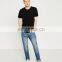 Custom high quality blank black t-shrit for men
