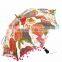 Umbrella Ethnic Handmade Protector Parasol Indian Fruit Printed Kantha Work Embroidered Sun Unisex Cotton Vintage Decor Umbrella