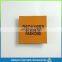 Hot sell custom embossed effect patch leather label for jeans
