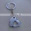 metal alloy heart key chain for gift and promotional