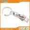 New creative middle spinning part France Paris flat bottle opener keychain