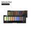 Multi-colored organic eyeshadow palette no brand wholesale makeup