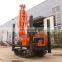 Crawler mounted surface mining borehole pneumatic rock bolt drilling rig