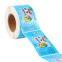 printed packaging self adhesive label sticker roll