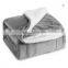 100% polyester sherpa flannel blanket two sides brushed cozy fleece throw
