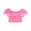 One Shoulder Ruffle Top Girls Shirt Ruffle Summer Ruffle Blouse Tee Shirts