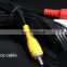3ft  15 meter 3 rca cable 3.5mm jack av to rca audio video cable