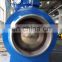 Carbon Steel 90 Degree Open and Close Welded Ball Valve With Worm Gear