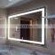 Hot sale waterproof big rectangle led light full length wall mirror