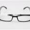 Ultra Bright Dual LED Lighted Up Map Book Readers Reading Black Full Frame Eye Glasses Eyeglass Spectacle Diopter Magnifier Ligh