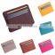 Fashion Women Lichee Pattern Bank Plastic Card Holder Package Coin Bag Atm Card Holder Travel Leather Men Wallets Credit Cover