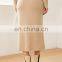 Women Winter New Cashmere Knit High Waist Long Warm Skirt