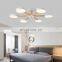 Nordic Art Deco Chandelier Wood Part Hanging Lamp Modern Led Chandeliers for Living Room