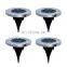 LED solar light stainless steel buried light outdoor  lawn and garden light