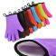 Custom Logo Cooking Baking BBQ Grill Microwave Waterproof Heat-Insulation Kitchen Gloves Extra Long Cotton Silicone Oven Mitts