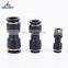 Standard PU-8 Union Straight One Touch Black 4/6/8/10/12/16MM PU Penumatic Tube Fittings Quick Push Connector