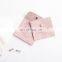 PandaSew 8x8cm Pink Luxury Suede Microfiber Snap Button Flap Small Jewelry Pouch Bags