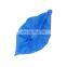 Disposable Medical Overshoes Blue Plastic Boot Covers With Elastic