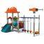 Promotion commercial equipment plastic slides for kids preschool playground toys