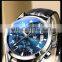 OLVES 2878 High Quality Man Quartz Movement Brand Name Watches Leather Complete Calendar Suppliers Watch Men Watch