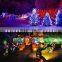 25 Вт RGB-диодный светодиодный прожектор с изменяемым цветом для наружного Halloween-декора, стеновой светильник IP66, мощный садовый ландшафтный светильник