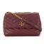 Lambskin women's one shoulder messenger chain bag