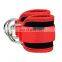 Adjustable Ankle Straps For Cable Machines Pink Gym Neoprene Fitness Padded Ankle Strap