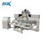 SENKE CNC Cutter Multi- Heads Wood CNC Rotary Machine Engraving Machine