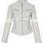 New Style Women Asymmetrical Biker Quilted Leather Jacket