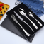 Restaurant Stainless Steel Cutlery 304 Silver Plated Polishing Flatware Set