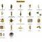Dental Cabinet Integrated Air Water Chassis Valve copper valve Compositive for dental unit/chiar metal accessories parts tools