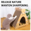 MEOW LOVE Pet Tree Cat Scratcher Post Home Furniture Cat Tree Toys Corrugated Paper Pet Climbing Frame Cat Scratching Board