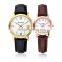 New Married Couple Gift Lover Quartz Watch Leather Strap