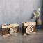 Wooden retro camera pen holder music box handmade wooden ornaments music box