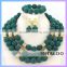 Mitaloo New Coming Green Coral Beads Design Jewelry Custom African Women's Jewelry Sets MT0001