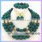 Mitaloo New Coming Green Coral Beads Design Jewelry Custom African Women's Jewelry Sets MT0001