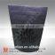 black aluminum foil stand up bag
