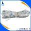 3 strand twist nylon polyester mooring rope with metal hook for boat