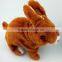 Led eye plush rabbit toy walking with sound