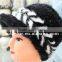 Latest Design SReal Mink Fur Hat Knitted Winter Headwear With Lined