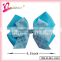 Factory produce cheerleading bows and ribbons hair bow with clip,ribbon bow for girls