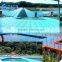 Plastic modular floating dock for pool